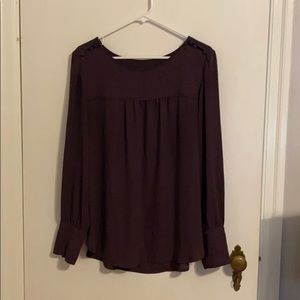 Loft size large purple blouse